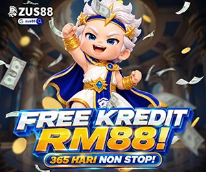 ZUS88 365 Hari Free Kredit RM88