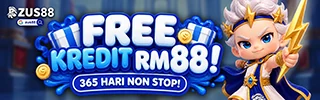 ZUS88 Free Kredit RM88 365 Hari Non Stop